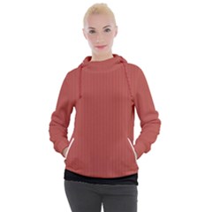 Blush Red - Women s Hooded Pullover by FashionLane