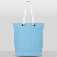 Baby Blue - Full Print Rope Handle Tote (small) by FashionLane