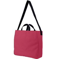 French Raspberry Red - Square Shoulder Tote Bag by FashionLane