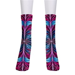 Fractal Flower Men s Crew Socks by Sparkle