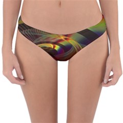 Fractal Illusion Reversible Hipster Bikini Bottoms