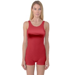 Flame Scarlet - One Piece Boyleg Swimsuit by FashionLane