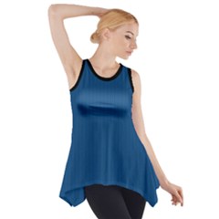 Classic Blue - Side Drop Tank Tunic by FashionLane