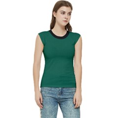 Christmas Green - Women s Raglan Cap Sleeve Tee by FashionLane