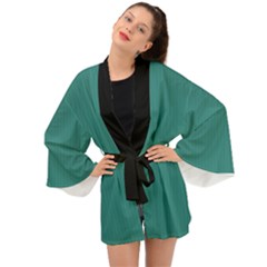 Celadon Green - Long Sleeve Kimono by FashionLane