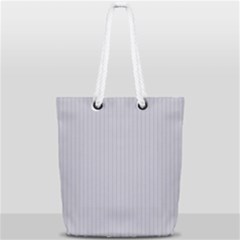 Cloudy Grey - Full Print Rope Handle Tote (small) by FashionLane