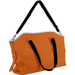 Carrot Orange - Canvas Crossbody Bag by FashionLane