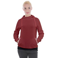 Chili Oil Red - Women s Hooded Pullover by FashionLane