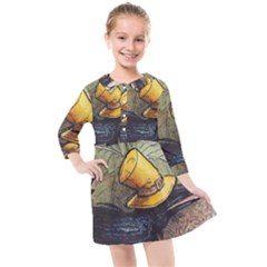 Lil Friend - New Hat - By Larenard Kids  Quarter Sleeve Shirt Dress by LaRenard