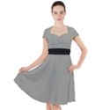 Trout Grey - Cap Sleeve Midi Dress View1