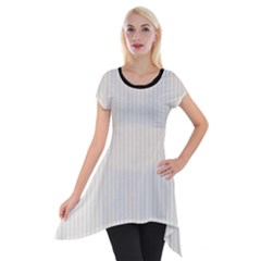 Alabaster - Short Sleeve Side Drop Tunic by FashionLane