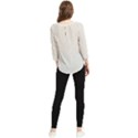 Alabaster - Chiffon Quarter Sleeve Blouse View2