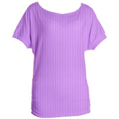 Bright Lilac - Women s Oversized Tee by FashionLane