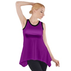 Lollipop Purple - Side Drop Tank Tunic by FashionLane