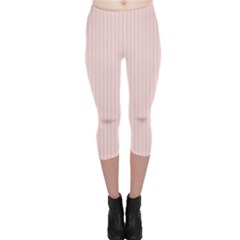 Pale Pink - Capri Leggings  by FashionLane