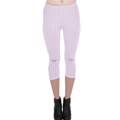 Pale Purple - Capri Leggings  by FashionLane