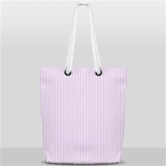 Pale Purple - Full Print Rope Handle Tote (small) by FashionLane