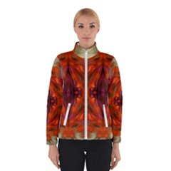 Landscape In A Colorful Structural Habitat Ornate Winter Jacket by pepitasart