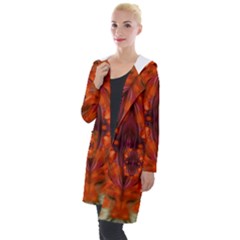 Landscape In A Colorful Structural Habitat Ornate Hooded Pocket Cardigan by pepitasart