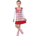 Loved Kids  Long Sleeve Velvet Dress View1