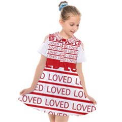 Loved Kids  Short Sleeve Shirt Dress by NoHang