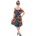 Kaleidoscope 2 Kids  Cut Out Shoulders Chiffon Dress View2