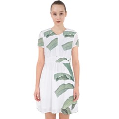 Palm Leaves Adorable In Chiffon Dress by goljakoff