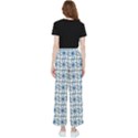 Azulejo style blue tiles Women s Pants  View2