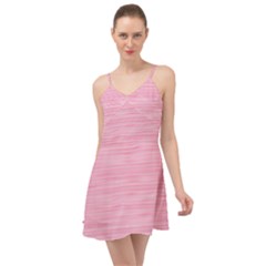 Pink Knitting Summer Time Chiffon Dress by goljakoff