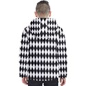 blackwhitediomands Men s Hooded Puffer Jacket View2