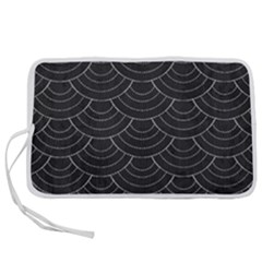 Black Sashiko Ornament Pen Storage Case (s) by goljakoff