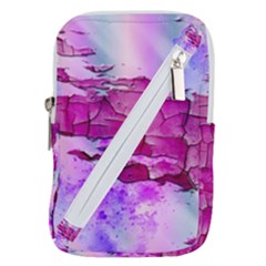 Background Crack Art Abstract Belt Pouch Bag (large) by Mariart