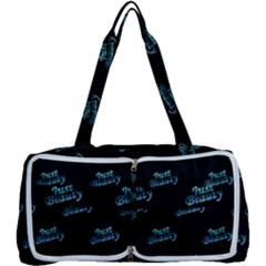 Just Beauty Words Motif Print Pattern Multi Function Bag by dflcprintsclothing