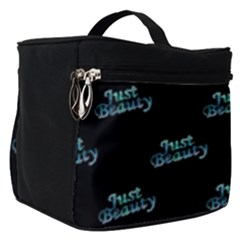 Just Beauty Words Motif Print Pattern Make Up Travel Bag (small) by dflcprintsclothing