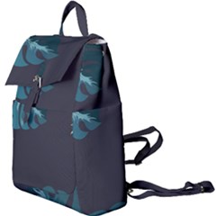 Flower Illustrations Leaves Buckle Everyday Backpack by HermanTelo