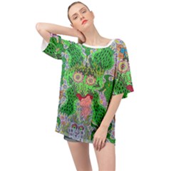 Supersonicfrog Oversized Chiffon Top by chellerayartisans