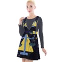 Horoscope Libra Astrology Zodiac Plunge Pinafore Velour Dress View1