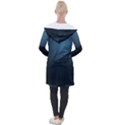 Blue whale family Longline Hooded Cardigan View2