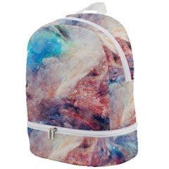 Galaxy Paint Zip Bottom Backpack by goljakoff