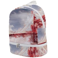 Golden Bridge Zip Bottom Backpack by goljakoff