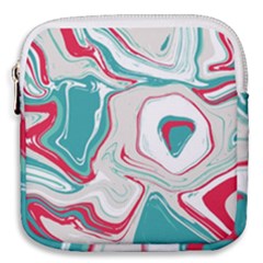 Vivid Marble Pattern Mini Square Pouch by goljakoff