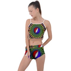 Grateful Dead Summer Cropped Co-ord Set by Sapixe