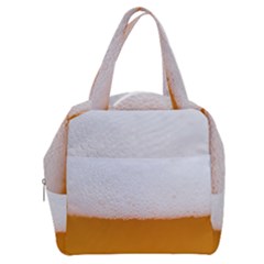 Beer Foam Bubbles Alcohol  Glass Boxy Hand Bag by Amaryn4rt