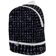 Alchemical Symbols - Collected Inverted Zip Bottom Backpack by WetdryvacsLair