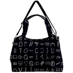 Hobo Signs Collected Inverted Double Compartment Shoulder Bag by WetdryvacsLair