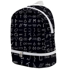 Hobo Signs Collected Inverted Zip Bottom Backpack by WetdryvacsLair