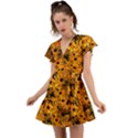 Rudbeckias  Flutter Sleeve Wrap Dress View1