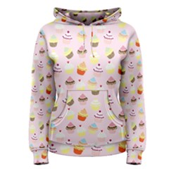 Cupcakes Festival Pattern Women s Pullover Hoodie by beyondimagination