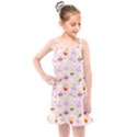 CUPCAKES FESTIVAL PATTERN Kids  Overall Dress View1