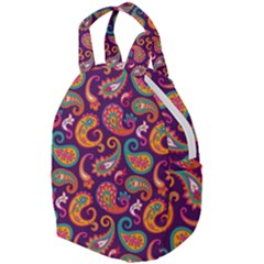 Paisley Purple Travel Backpacks by designsbymallika